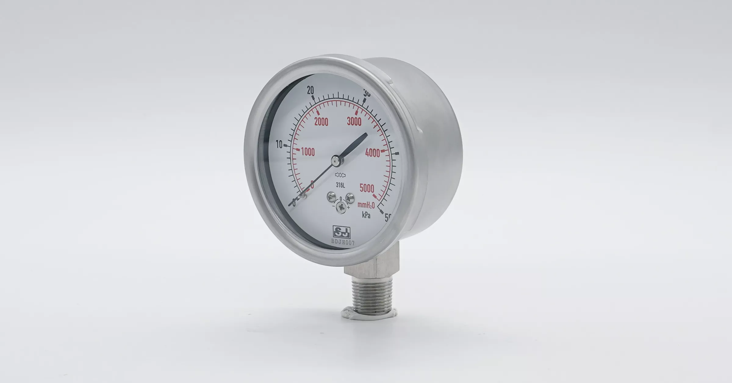 Low Pressure Gauge, Stainless Steel_PRSSM.TU