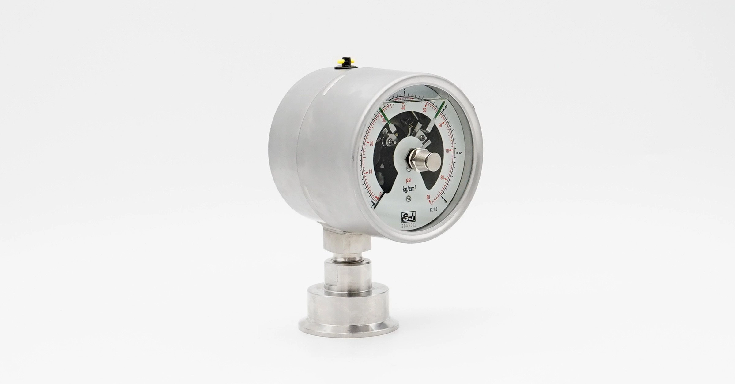 Switch Contact Pressure Gauge, Euro Warning/Alarm Contact_PRE4.H