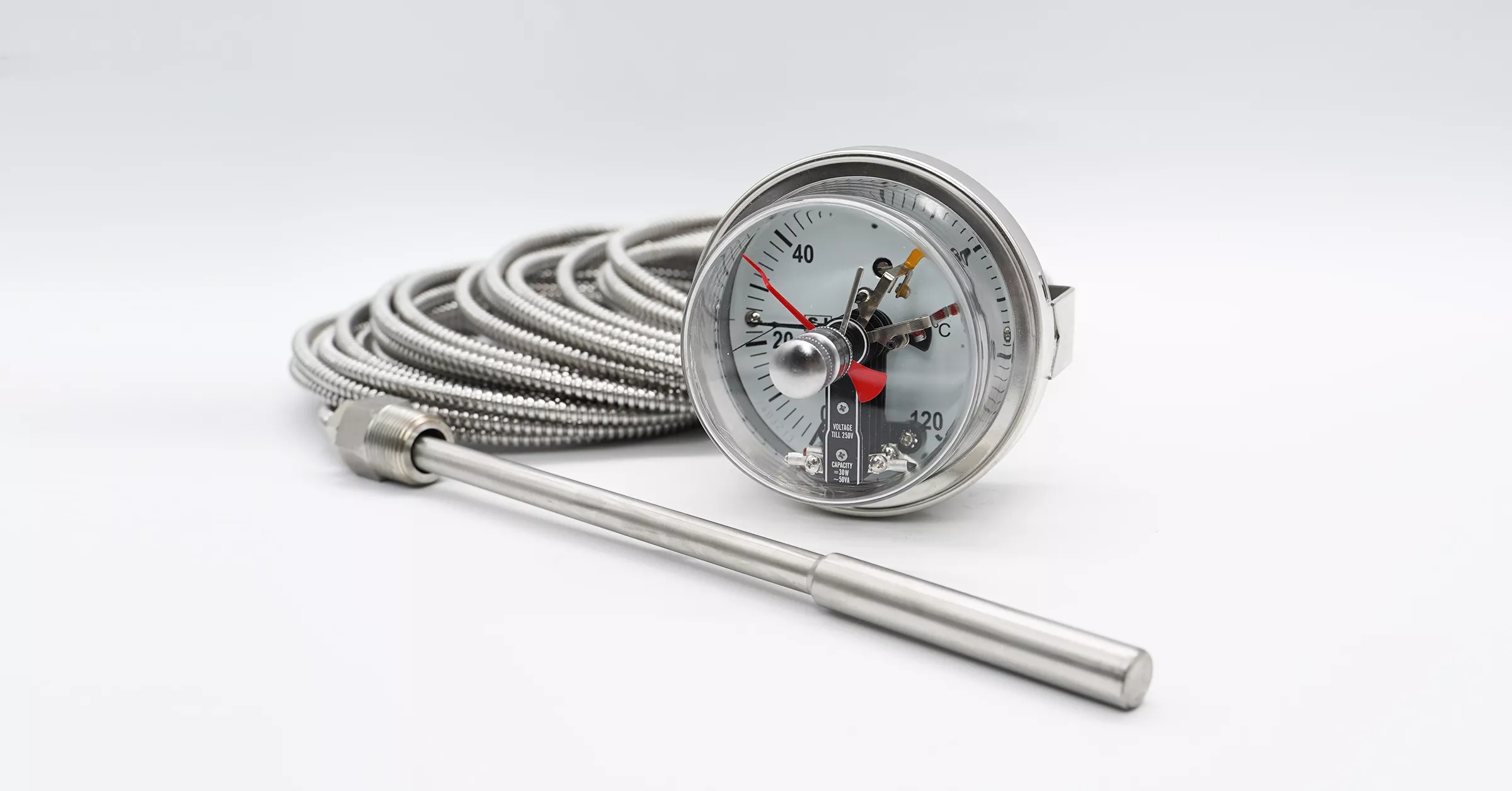 Expansion Thermometer, Warning/Alarm Contact and Capillary MTR.S-E