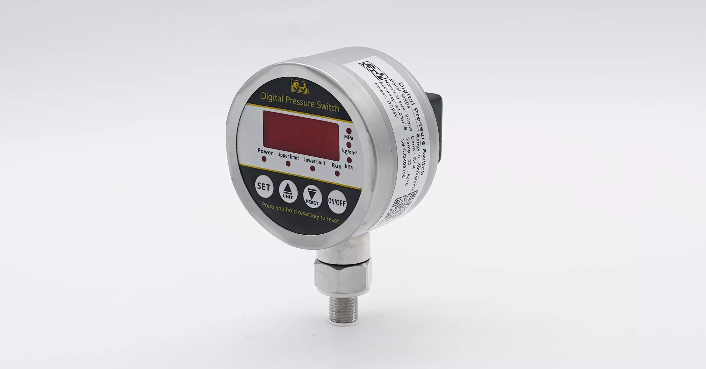 Digital Pressure Gauge, Electronic Contact MXE4