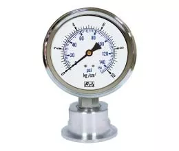 SJ Gauge sanitary diaphragm seal pressure gauge