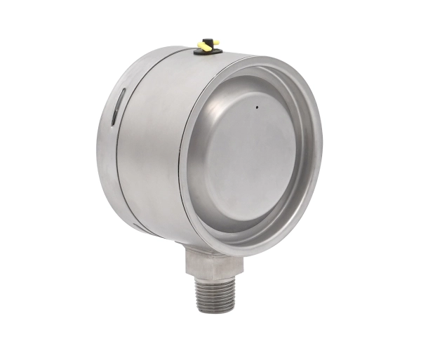 Stainless Steel Pressure Gauge with Solid Baffle Wall, Safety