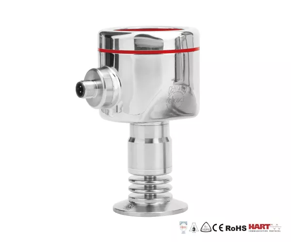 Smart Diaphragm Pressure Transmitter, Hygienic, Stainless Steel Case